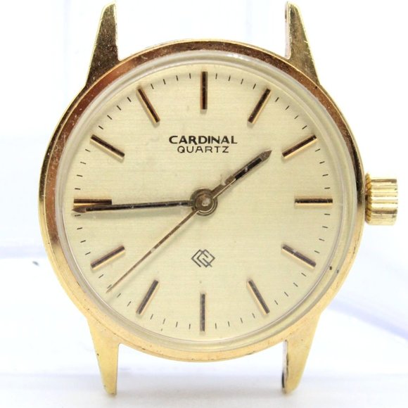 Vintage CARDINAL Watch Womens Quartz Gold Tone Classic Style Stainless Steel - Picture 1 of 5
